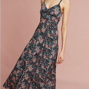 100% Silk Kachel Maxi Dress